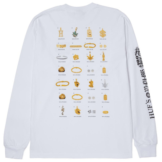 Huf Ανδρική μακρυμάνικη μπλούζα Jewelry L/S Tee